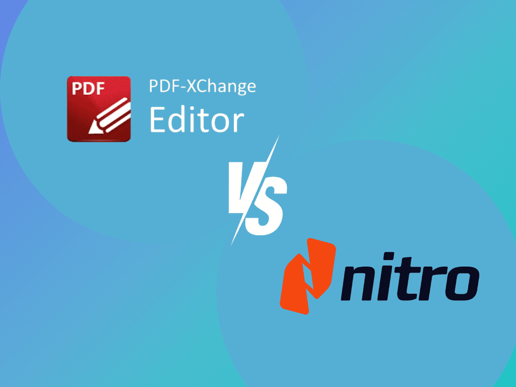 PDF-Xchange vs. Nitro