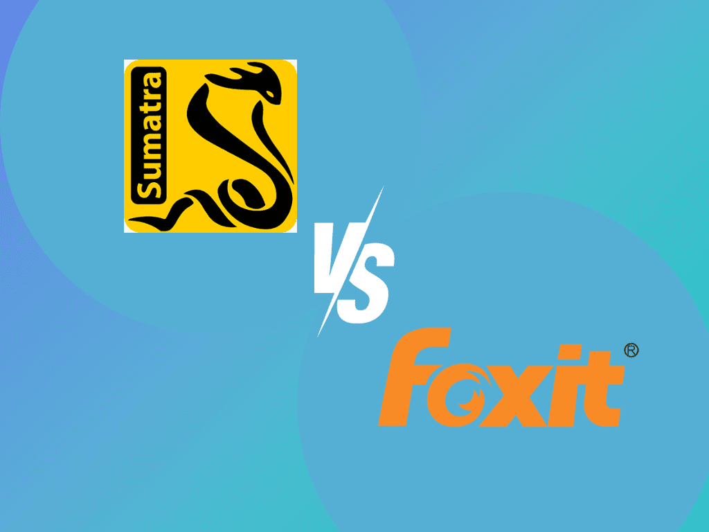Sumatra PDF vs. Foxit