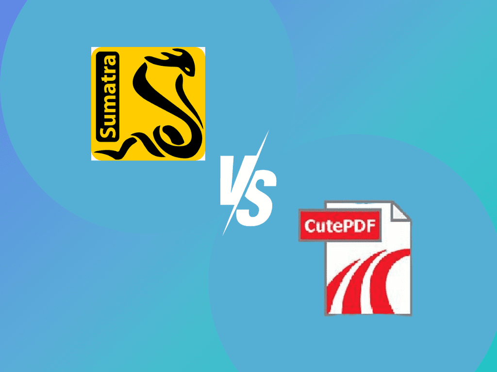 Sumatra PDF vs. CutePDF
