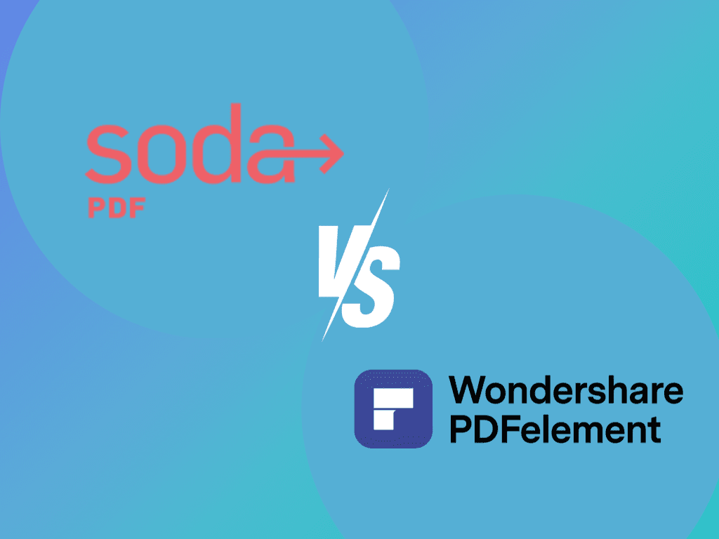 Soda PDF vs. Wondershare PDFelement