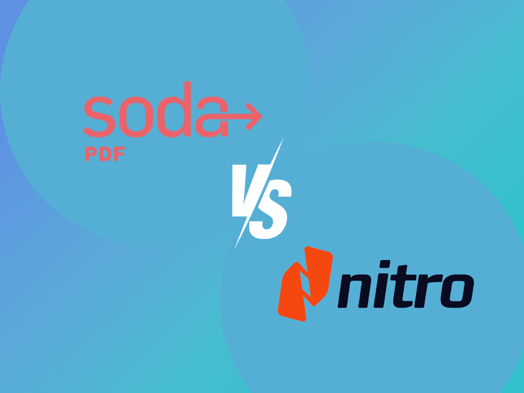 Soda PDF vs. Nitro PDF