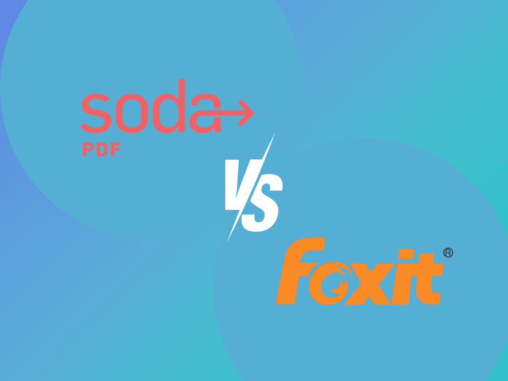 Soda PDF vs. Foxit