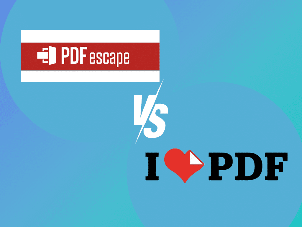 PDFescape vs. iLovePDF