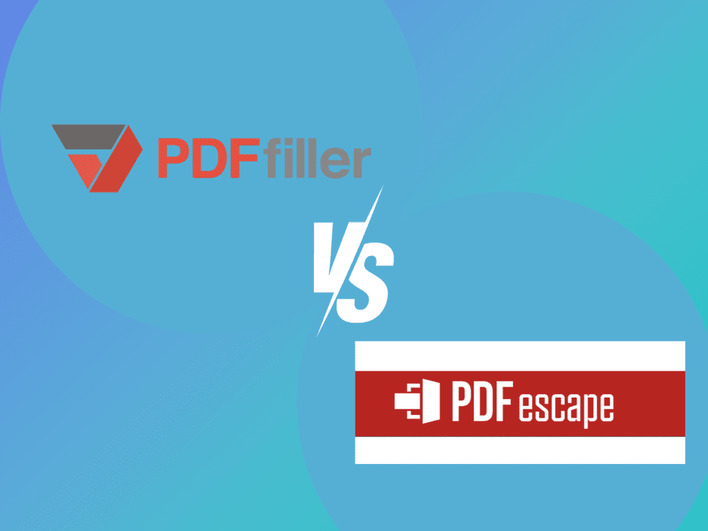 PDFfiller vs. PDFescape