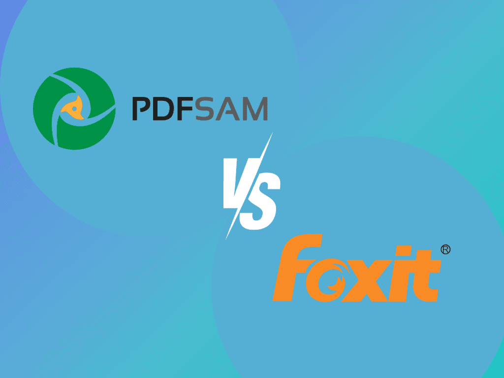 PDFsam vs. Foxit
