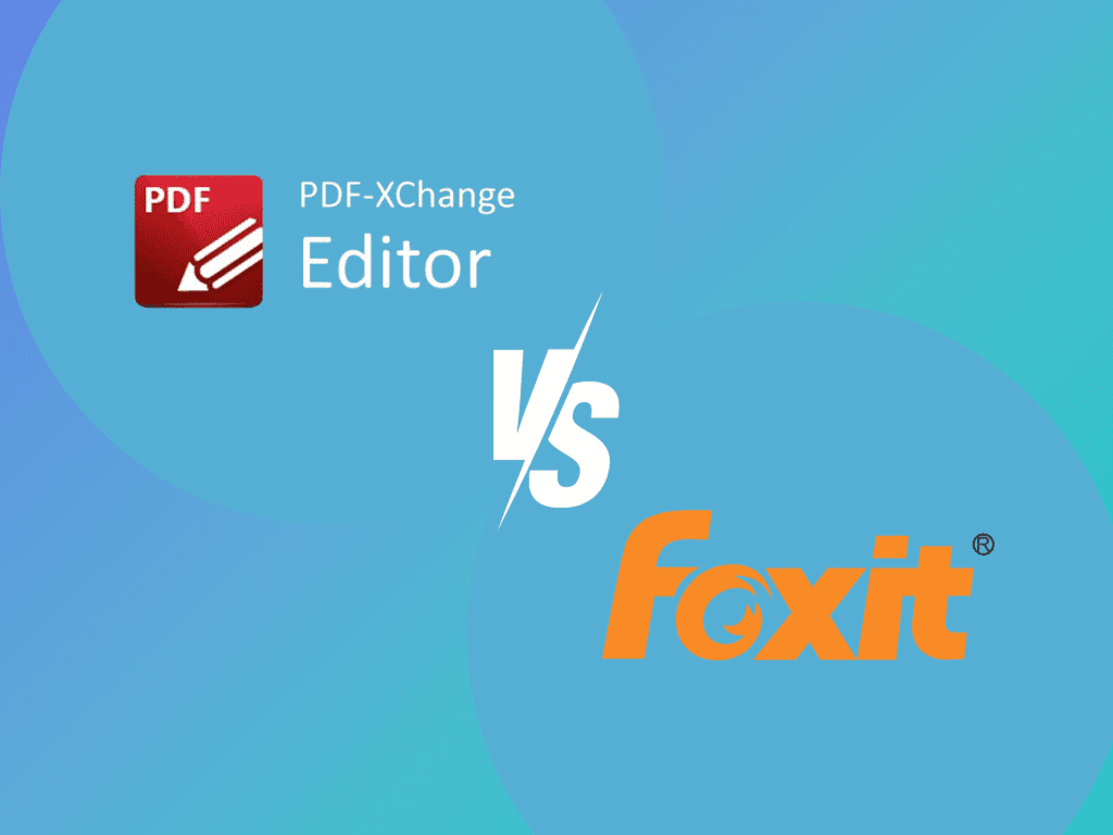 PDF-Xchange vs. Foxit